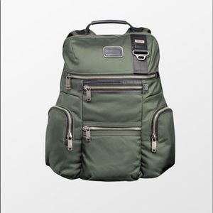 Tumi Alpha Knox Army Green Backpack